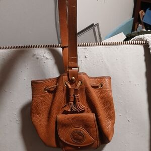 Dooney & Bourke Tan Leather Shoulder Bag